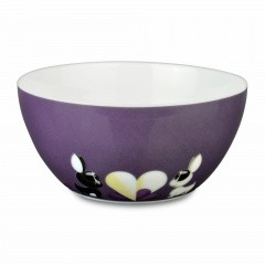 2x cereal bowl purple