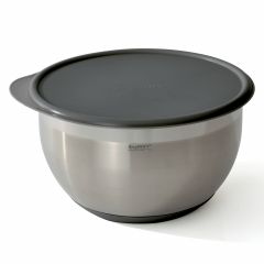 Covered mixing bowl dark grey 24 cm