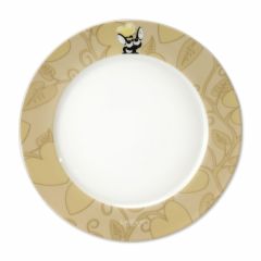 4x round plate beige