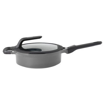 Sauteuse mit Deckel stay-cool grau 24cm