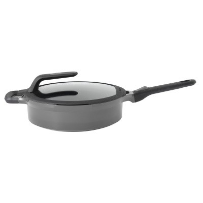 Sauteuse mit Deckel stay-cool grau 28 cm