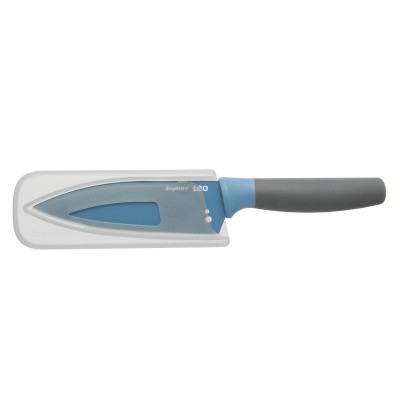 Chefmesser mit Kräuterzieher Smal 14cm Blau