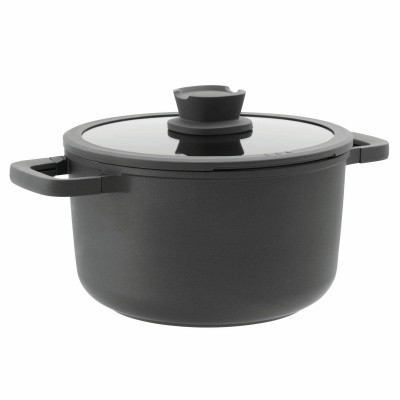 Covered stockpot non-stick Stone 24x14cm