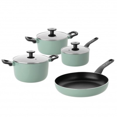 7-pc cookware set Sage