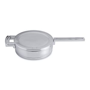 Covered deep skillet Stainless Steel 24 cm