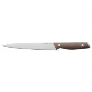 Carving knife with dark wooden handle 20 cm - Ron