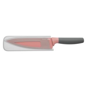 Couteau de chef rose 19 cm - Leo
